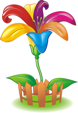 Логотип МБДОУ "Детский сад "Семицветик"